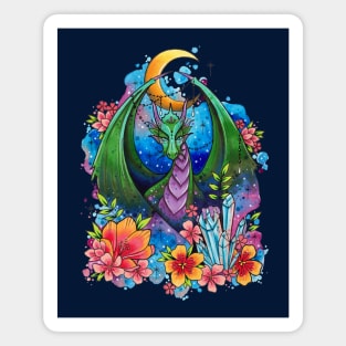 Mystical Dragon Design by Lorna Laine Magnet